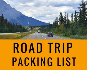 road trip packing list